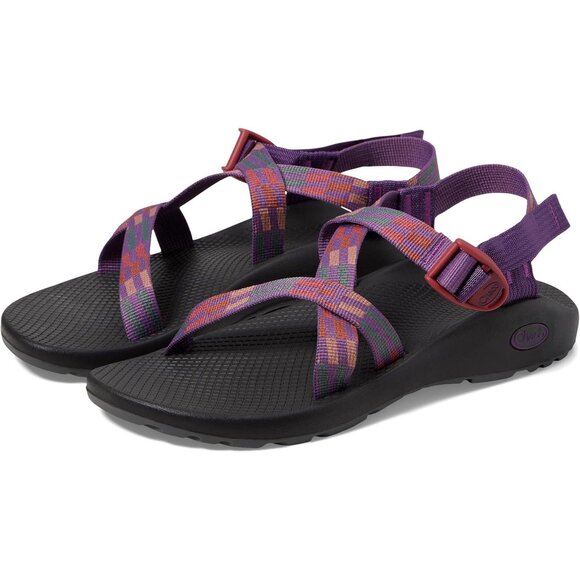 Chaco Shoes Z1 Classic Deco Purple Strappy Sandals